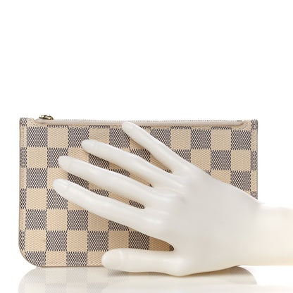 Louis Vuitton Damier Azur Neverfull PM Pochette 2 of 10