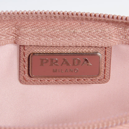 Prada Nylon Vela Flat Cosmetic Pouch Mughetto 6 of 7