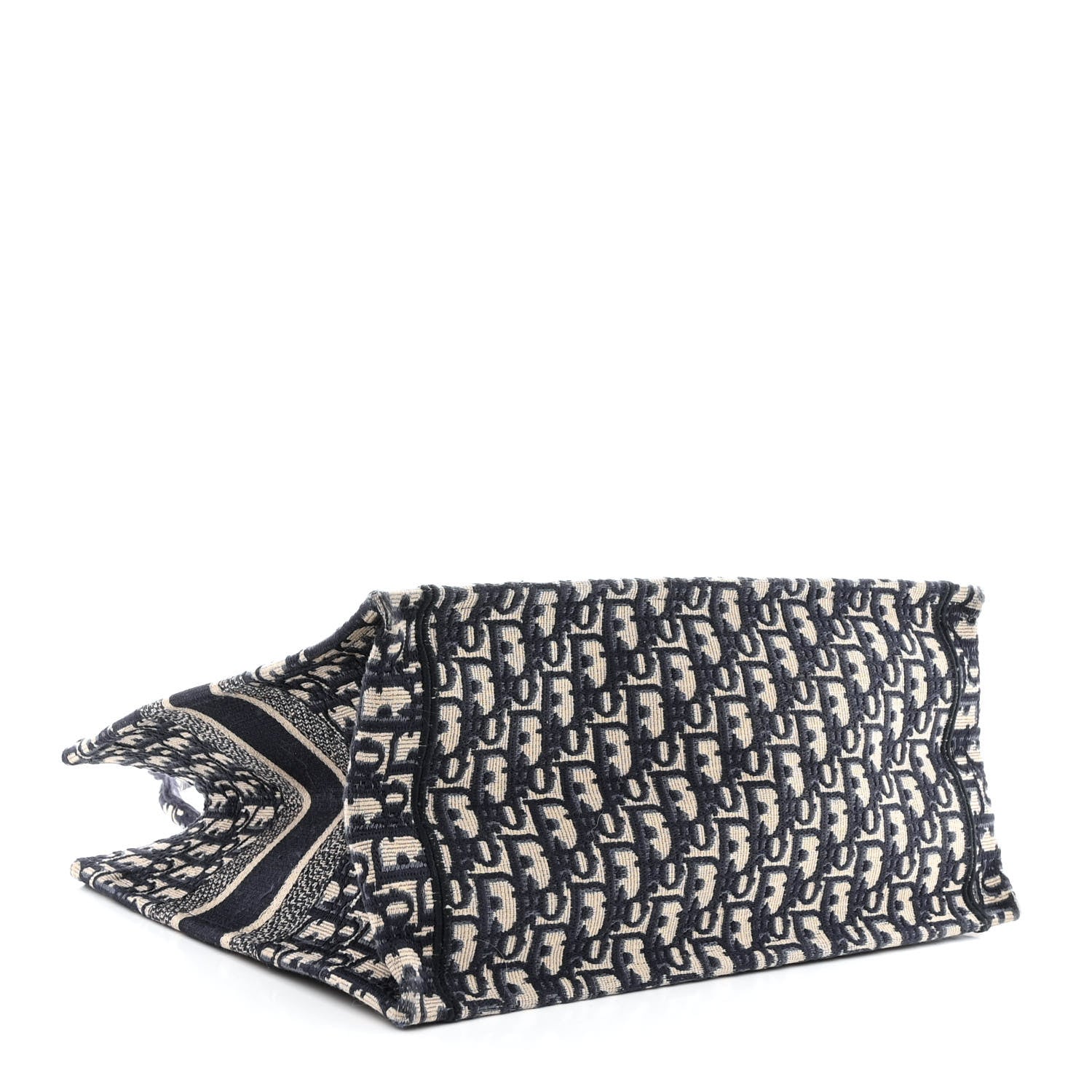 Christian Dior Oblique Medium Book Tote Blue Multicolor 4 of 14