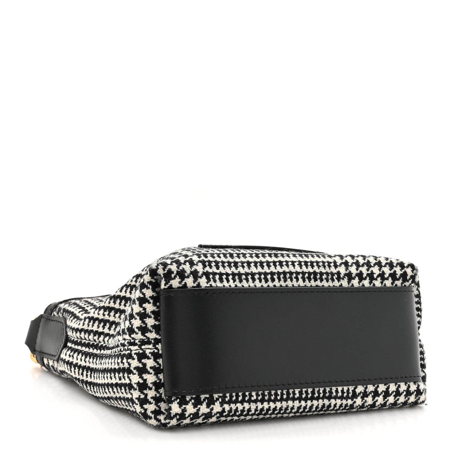 Tom Ford Houndstooth Mini Label Pouch Black White 4 of 10