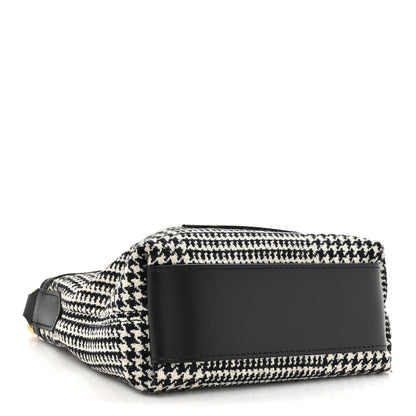 Tom Ford Houndstooth Mini Label Pouch Black White 4 of 10
