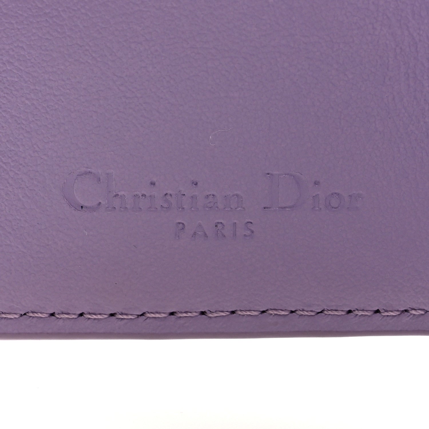 Christian Dior Patent Cannage Small Lady Dior Flap Card Holder Lilac 6 of 6