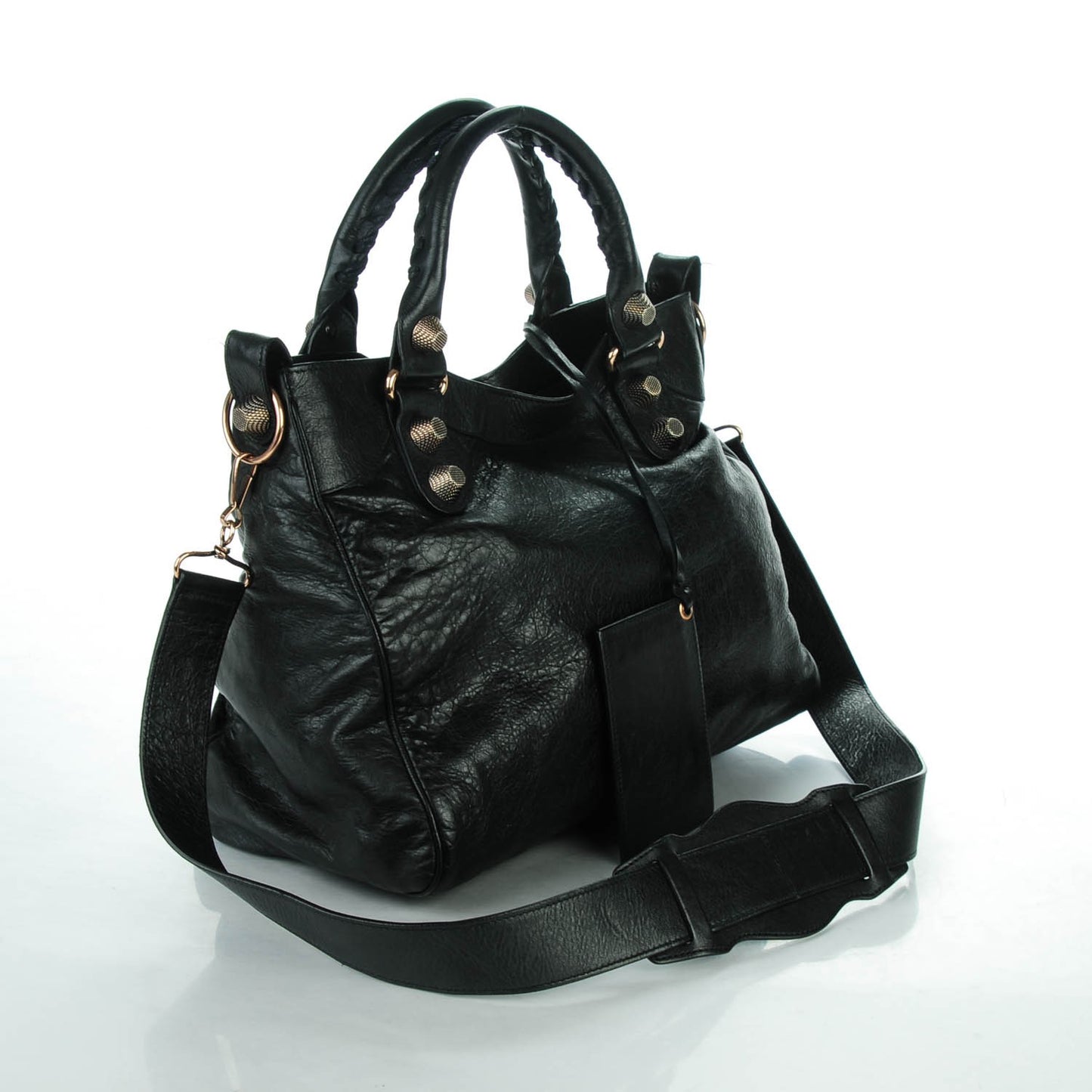 Agneau Giant 21 Rose Gold Hardware Velo Black