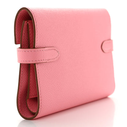 Hermes Epsom Medium Kelly Wallet Rose Confetti 3 of 6