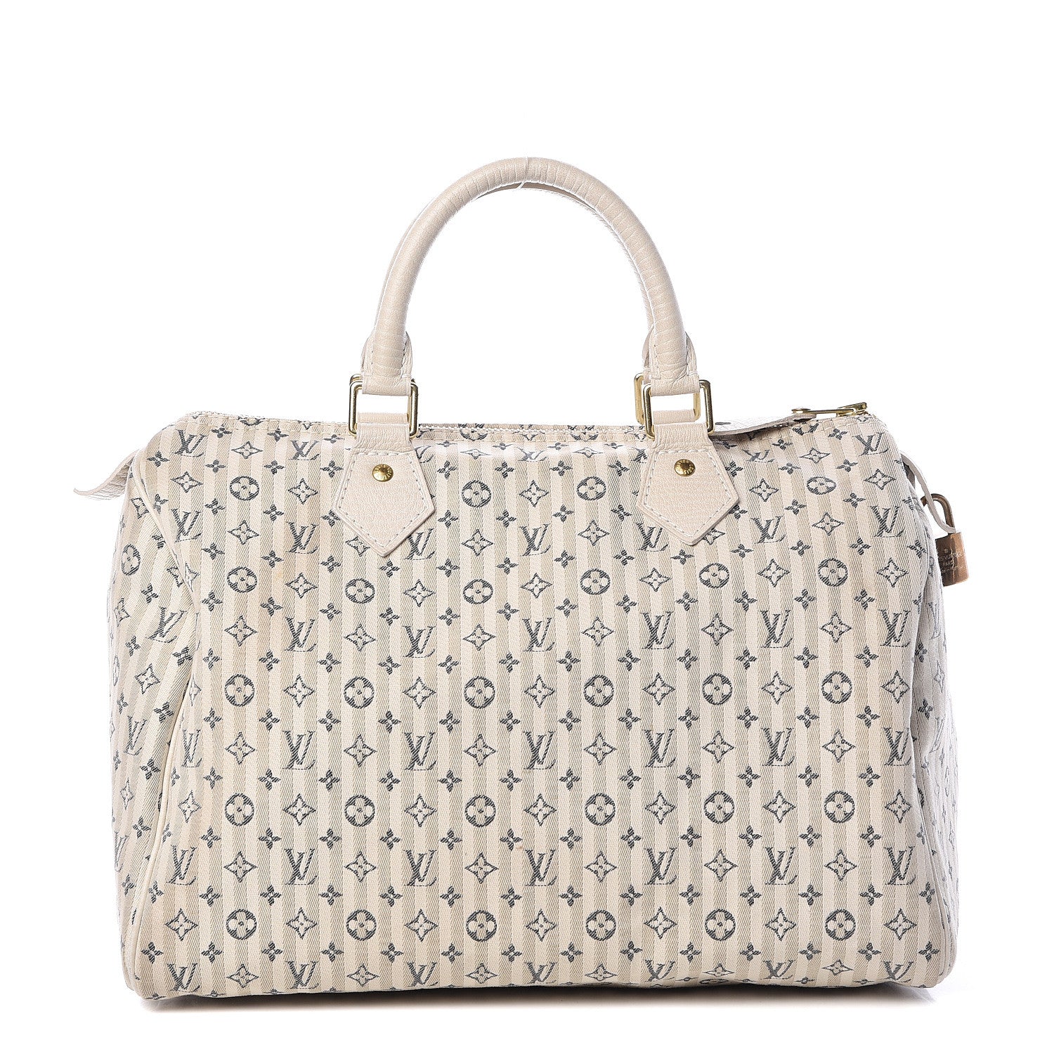 Louis Vuitton Mini Lin Croisette Speedy 30 Blue 1 of 14