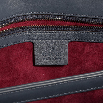Gucci Regent Calfskin Medium Lady Lock Satchel Caspian 6 of 8