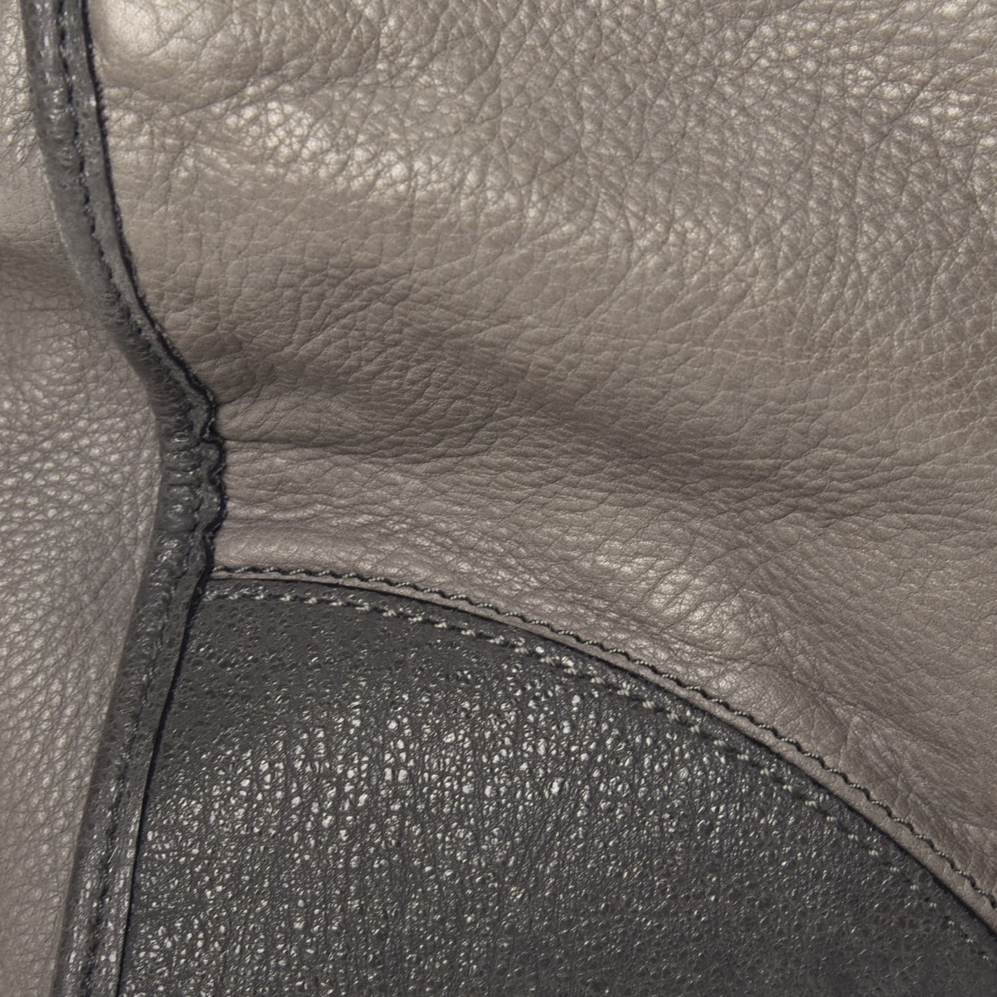 Calfskin Taylor Satchel Grey
