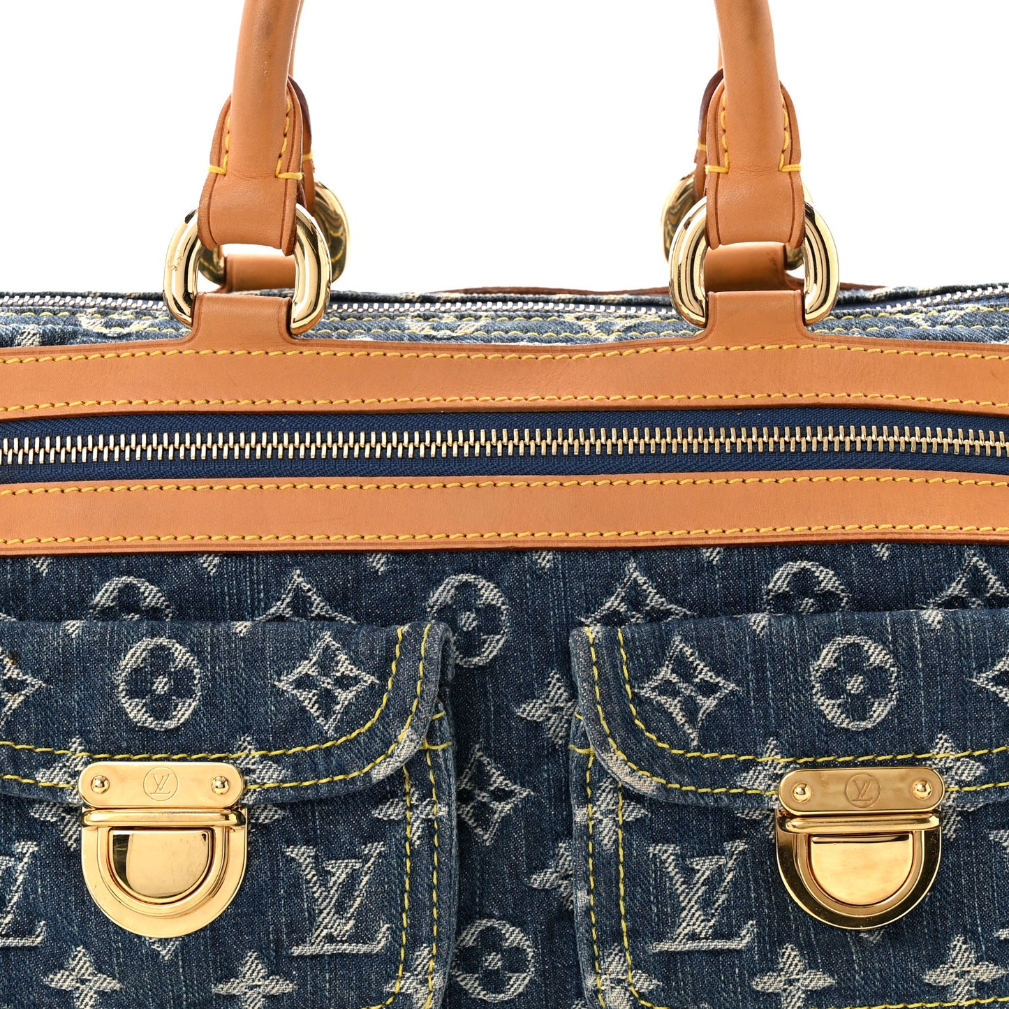 Monogram Denim Neo Speedy Blue