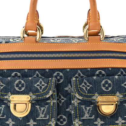 Louis Vuitton Monogram Denim Neo Speedy Blue 8 of 10