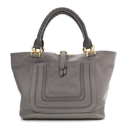 Chloe Calfskin Large New Marcie Tote Cashmere Grey 1 of 9