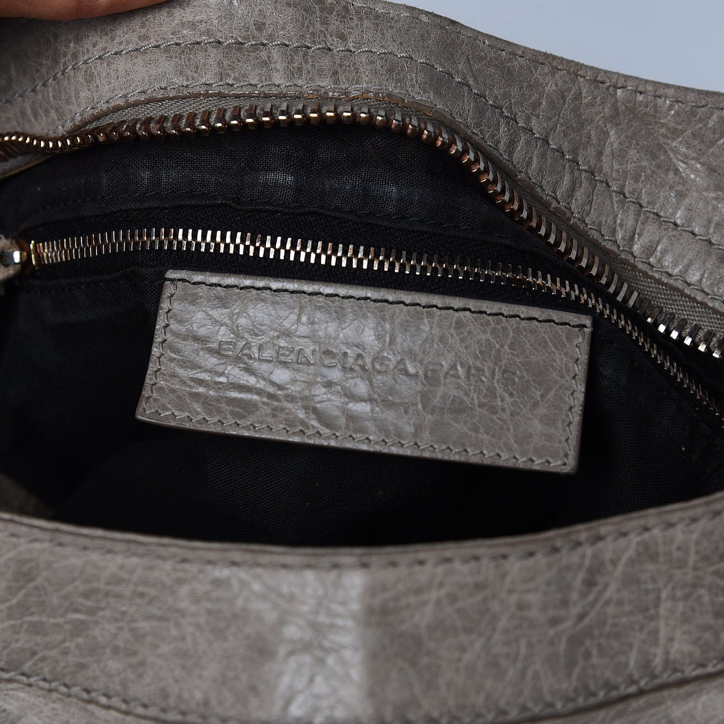 Agneau Giant 21 Rose Gold Hardware City Papyrus