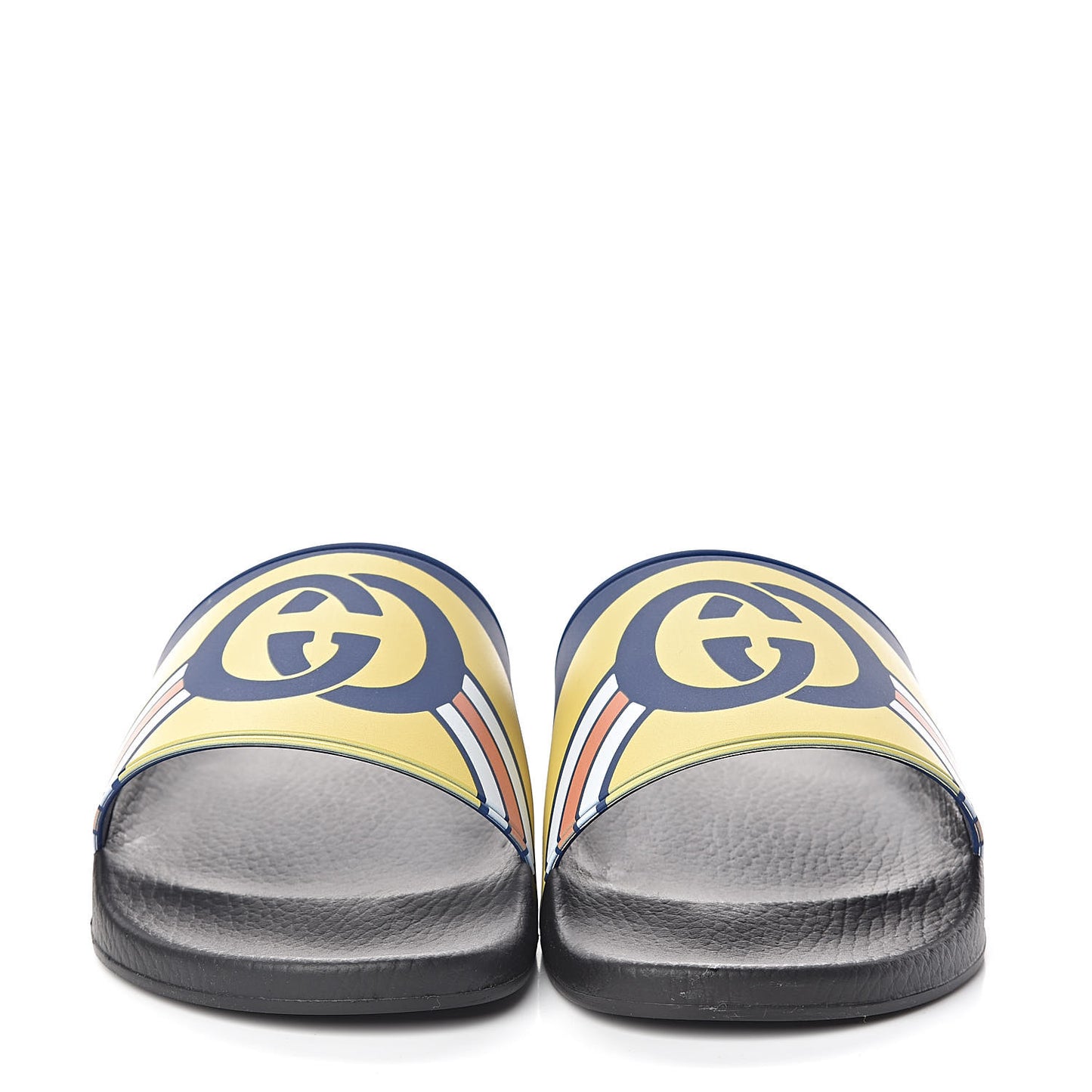 Rubber GG Rainbow Mens Pursuit Pool Slide Sandals 9 Electric Blue Multicolor
