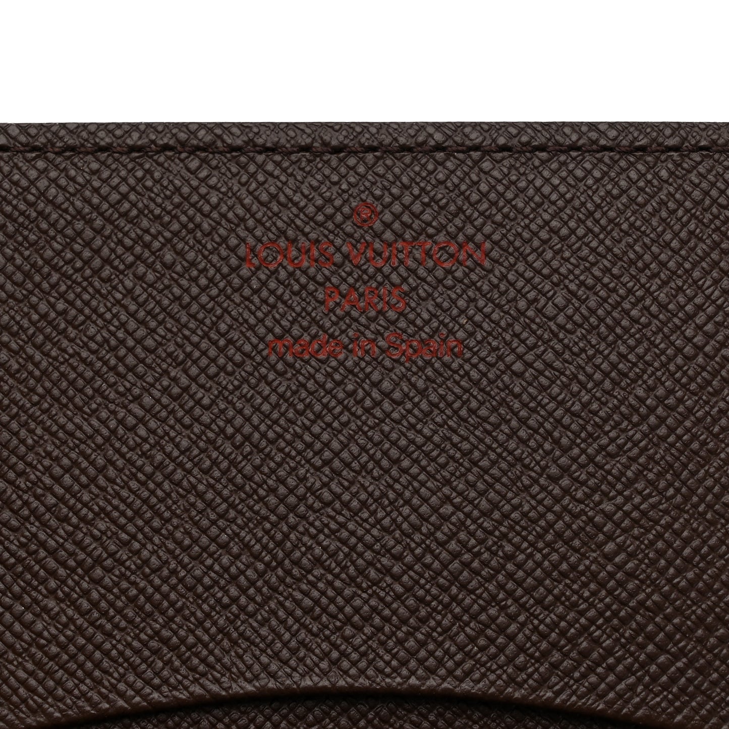 Damier Ebene Business Card Holder