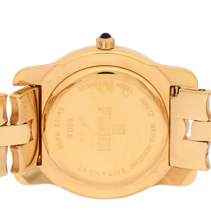 Fendi Stainless Steel 34mm Orologi Quartz Watch Gold 4 of 6