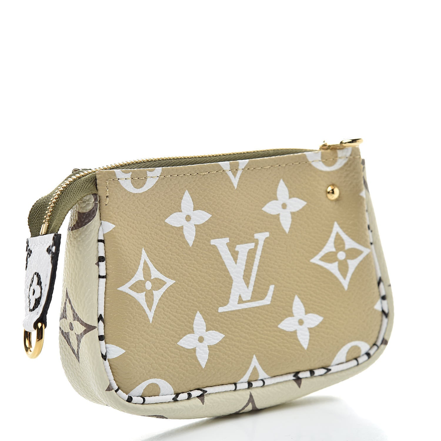 Louis Vuitton Monogram Giant Micro Pochette Accessories Kaki White 3 of 8