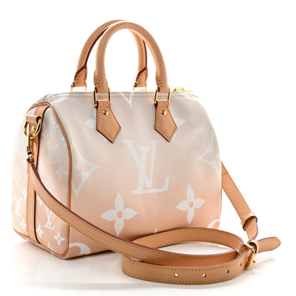 Louis Vuitton Monogram Giant By The Pool Speedy Bandouliere 25 Brume 3 of 11
