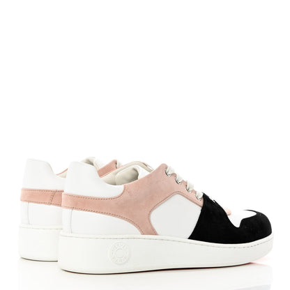Hermes Suede Goatskin Calfskin Free Sneakers 38 Multicolor Rose Opaline 8 of 16