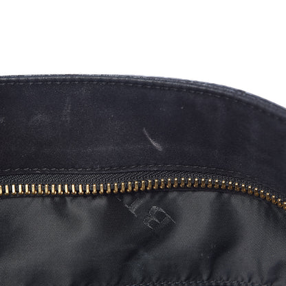 Burberry Patent Suede Zip Detail Tote Black 7 of 13