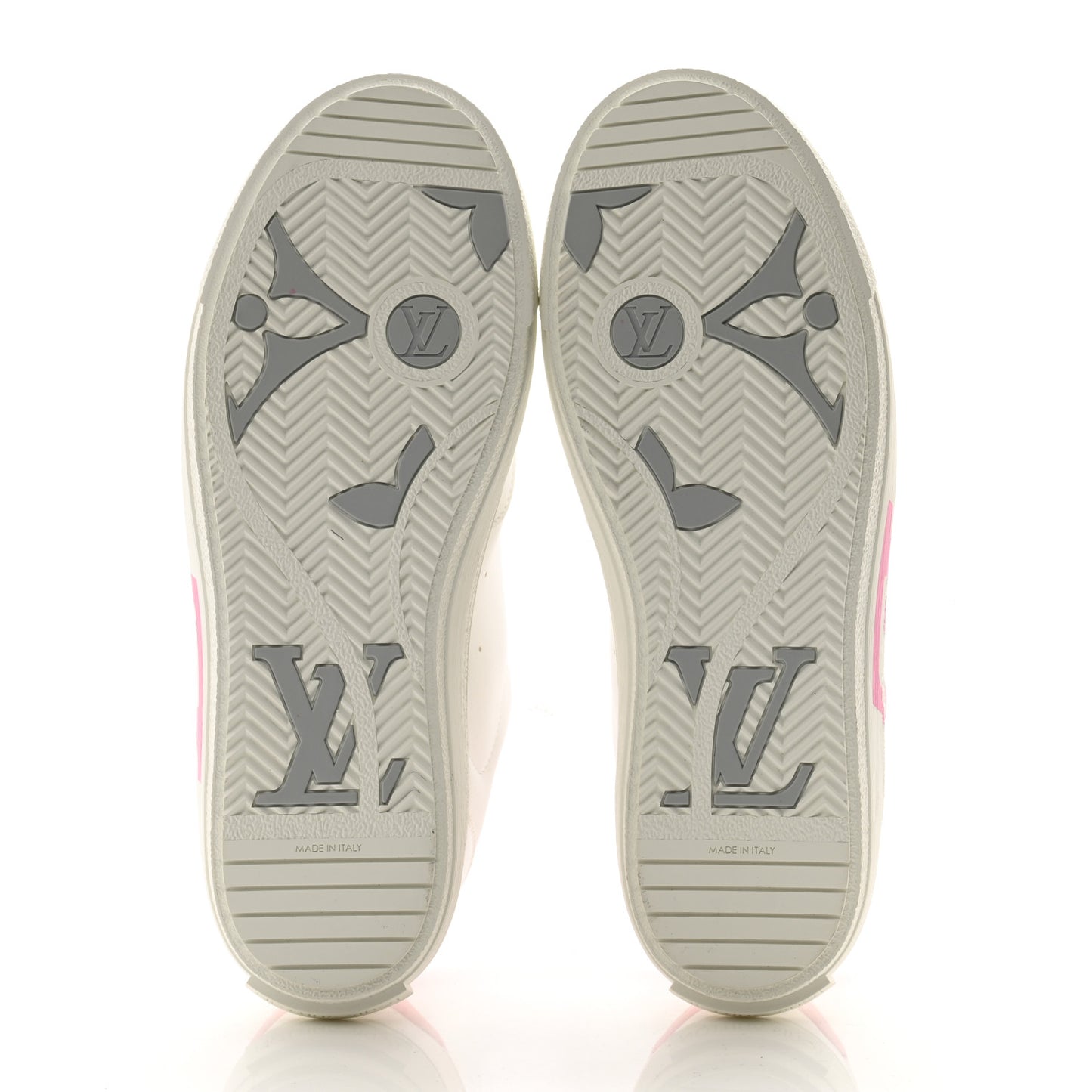 Calfskin Charlie Sneaker 42 White Rose Clair
