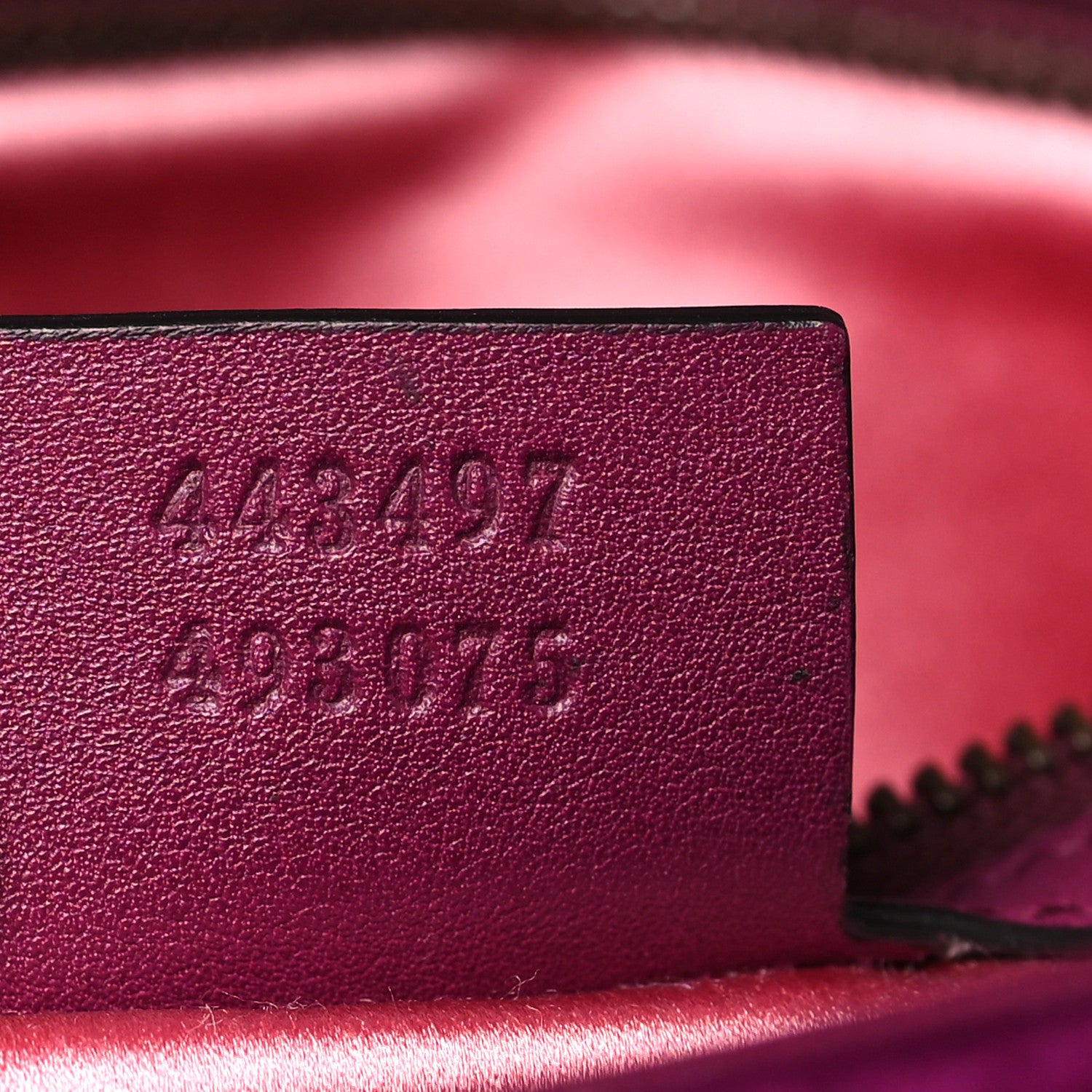 Gucci Velvet Matelasse Small GG Marmont Shoulder Bag Fuchsia Violet Cyclamen 7 of 9