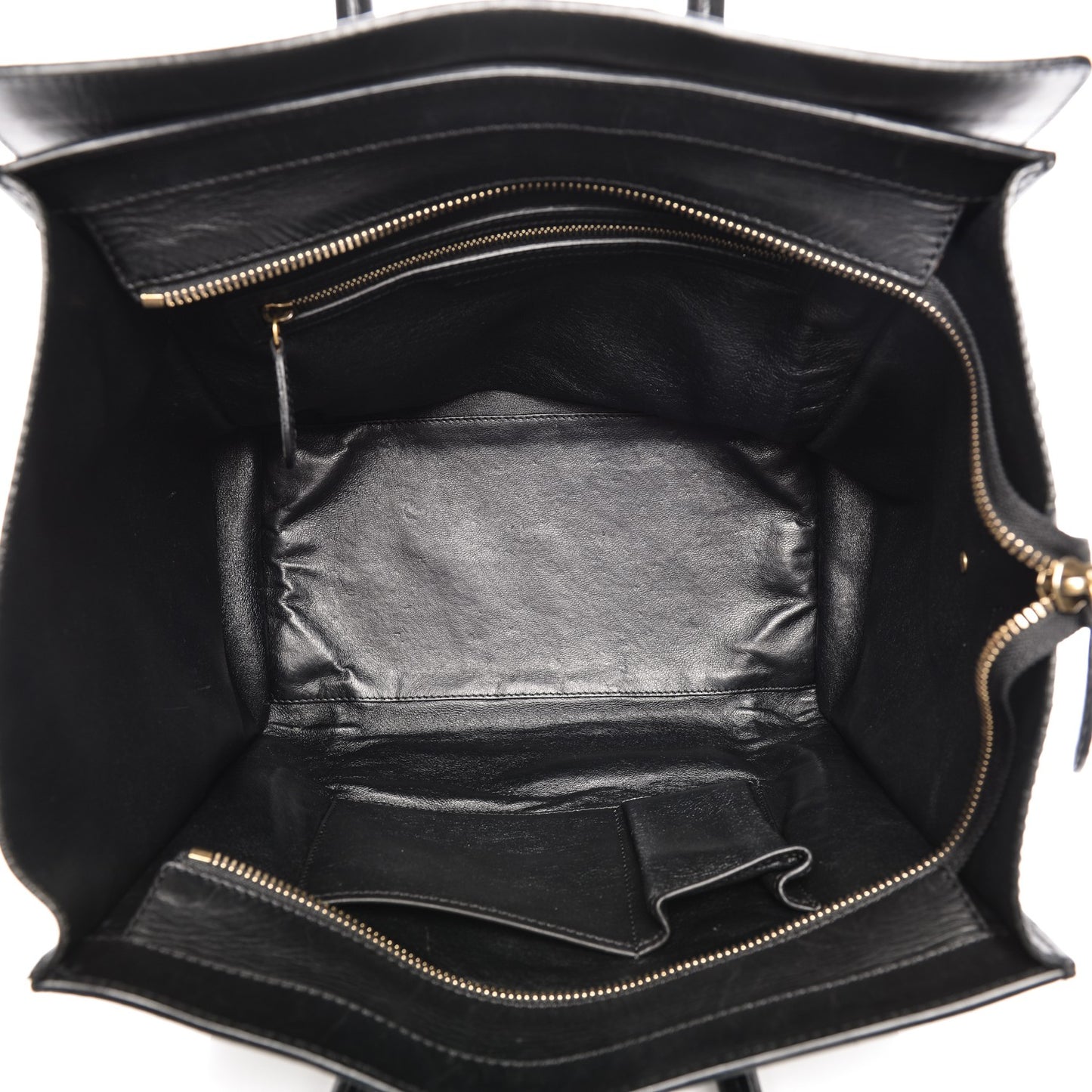 Canvas Smooth Calfskin Leopard Print Mini Luggage Black