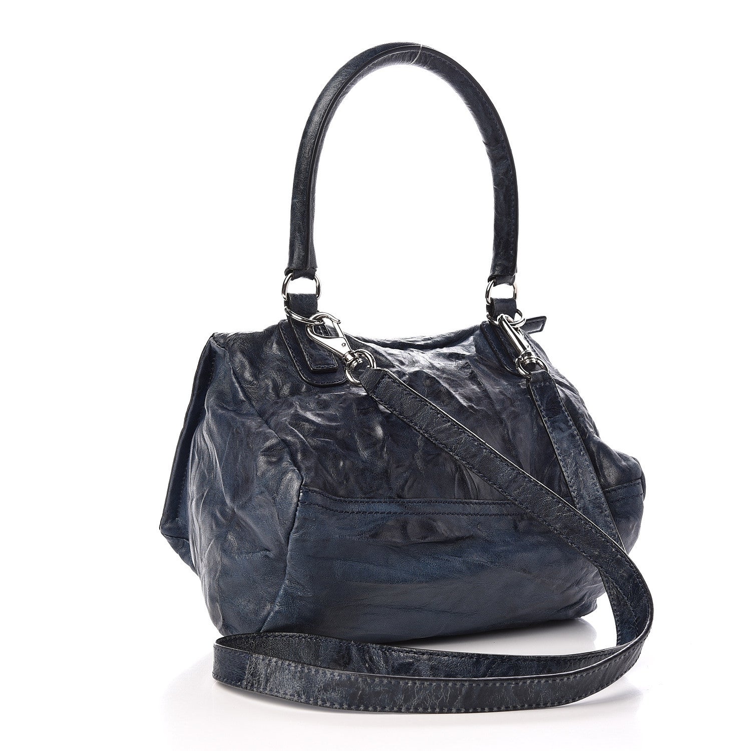 Givenchy Tumbled Sheepskin Small Pandora Navy 3 of 12
