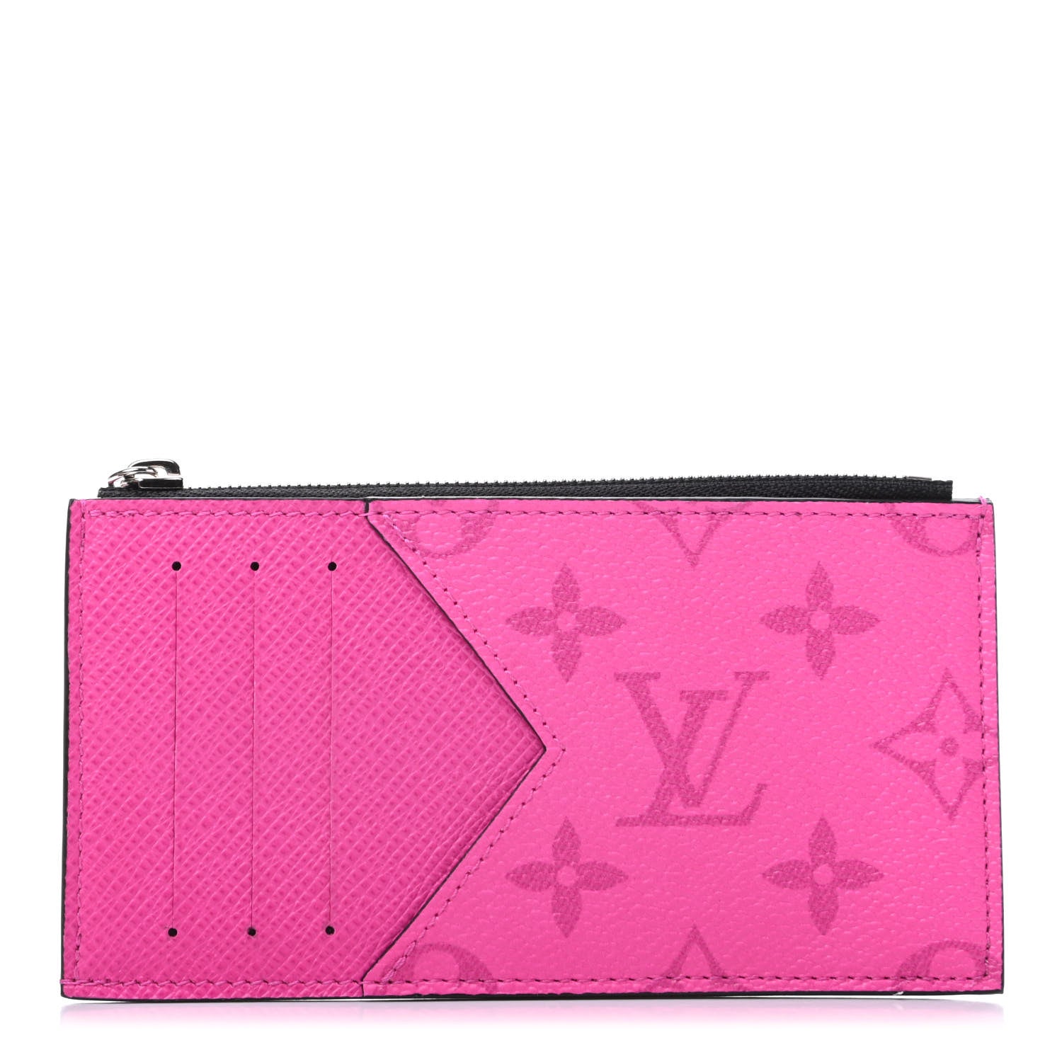 Louis Vuitton Taigarama Coin Card Holder Fuchsia 1 of 7