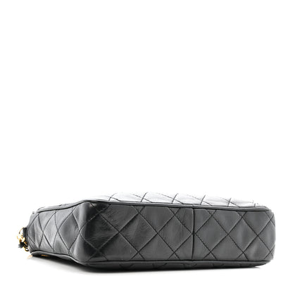 Chanel Lambskin Quilted CC Tassel Camera Case Black 4 of 13