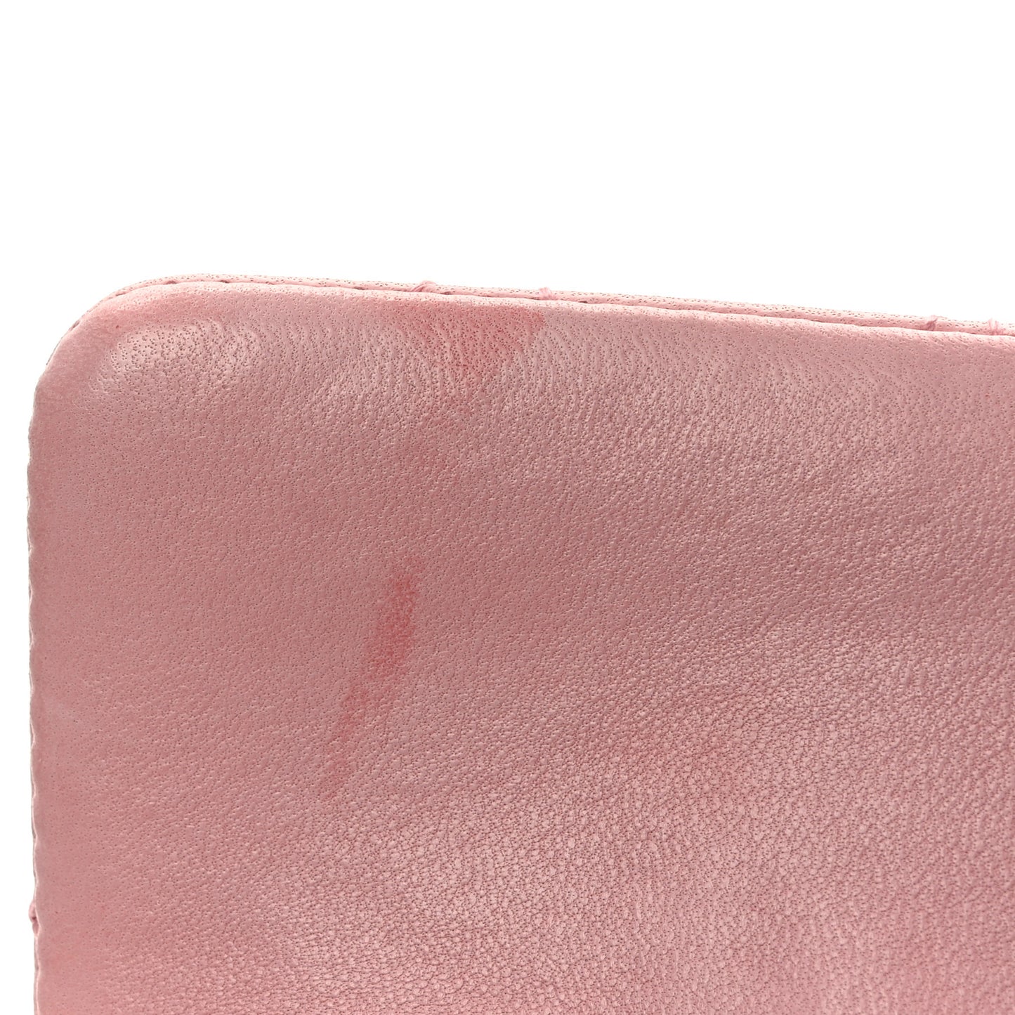 Lambskin Quilted Medium Double Flap Pink