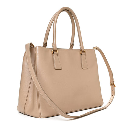Prada Saffiano Medium Galleria Double Zip Tote Sabbia 3 of 10