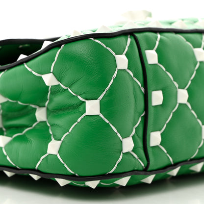 Valentino Garavani VALENTINO GARAVANI Nappa Small Free Rockstud Spike Shoulder Bag Peppermint 9 of 10