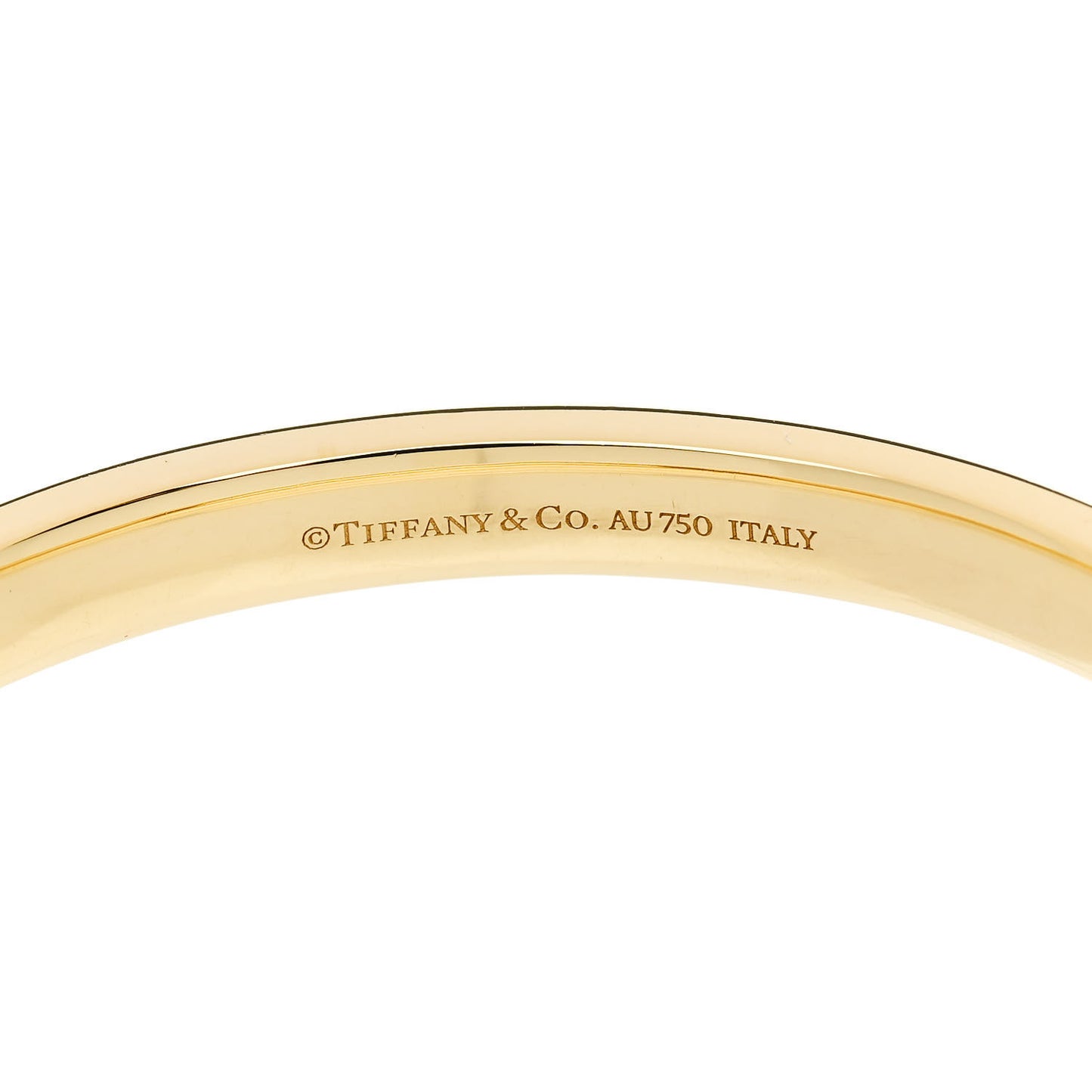 18K Yellow Gold Diamond T Hinged Pave Bracelet