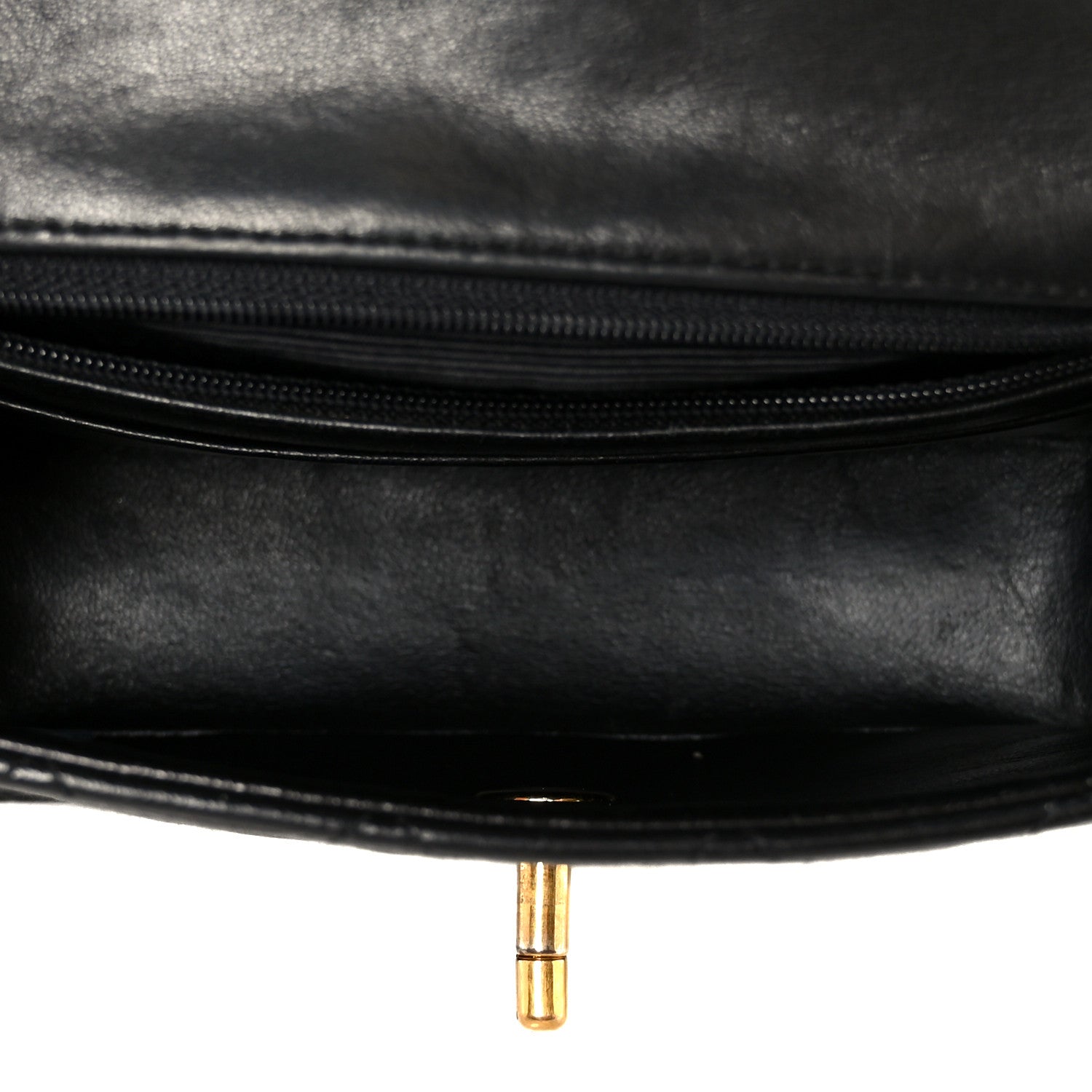 Chanel Lambskin Quilted Mini Square Flap Black 5 of 12