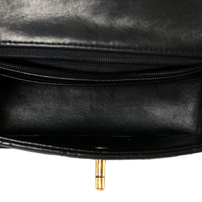 Chanel Lambskin Quilted Mini Square Flap Black 5 of 12
