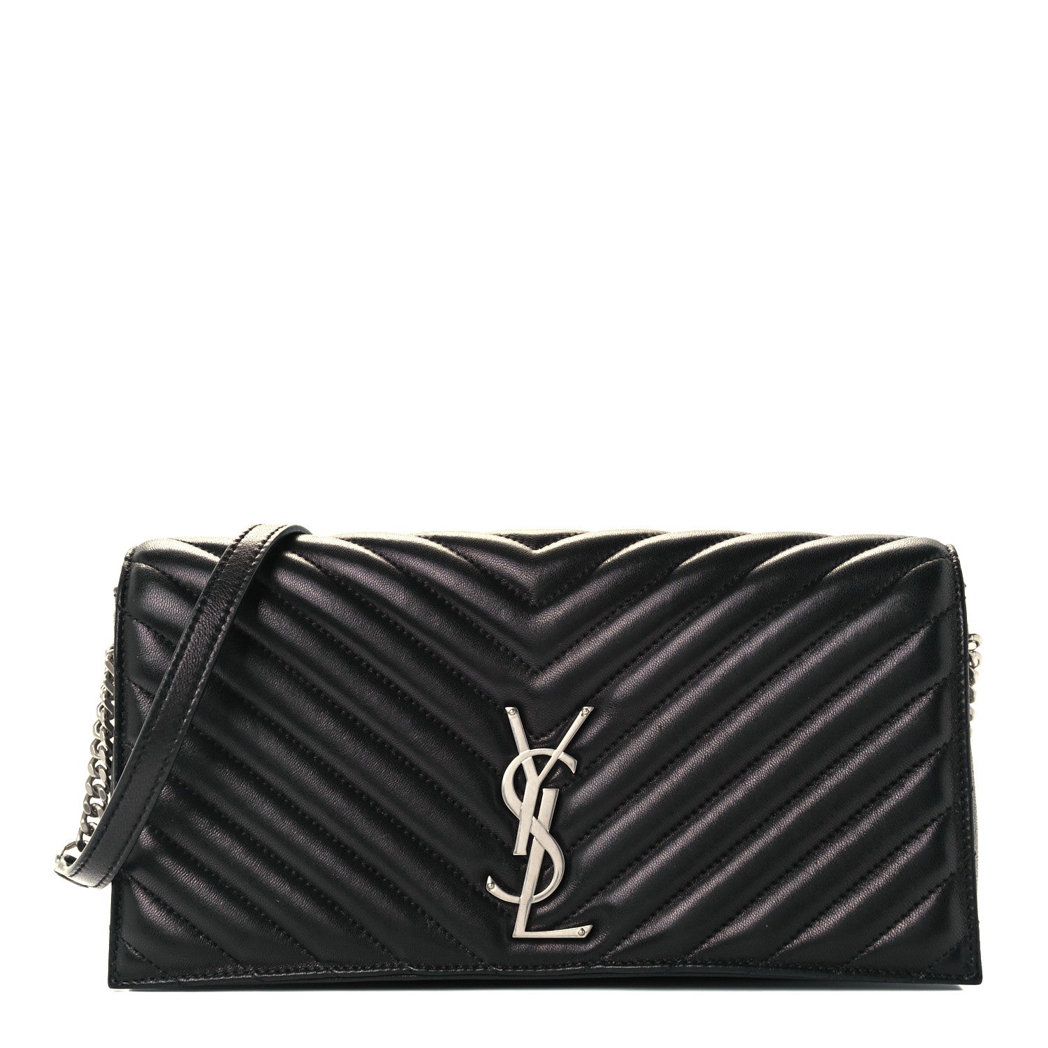 Saint Laurent Lambskin Matelasse Monogram Kate 99 Black 1 of 11