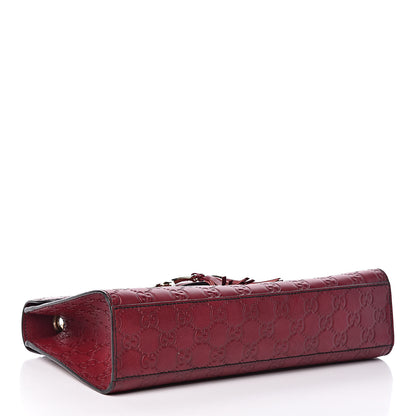 Gucci Soft Guccissima Medium Emily Chain Shoulder Bag Classic Ruby 4 of 9