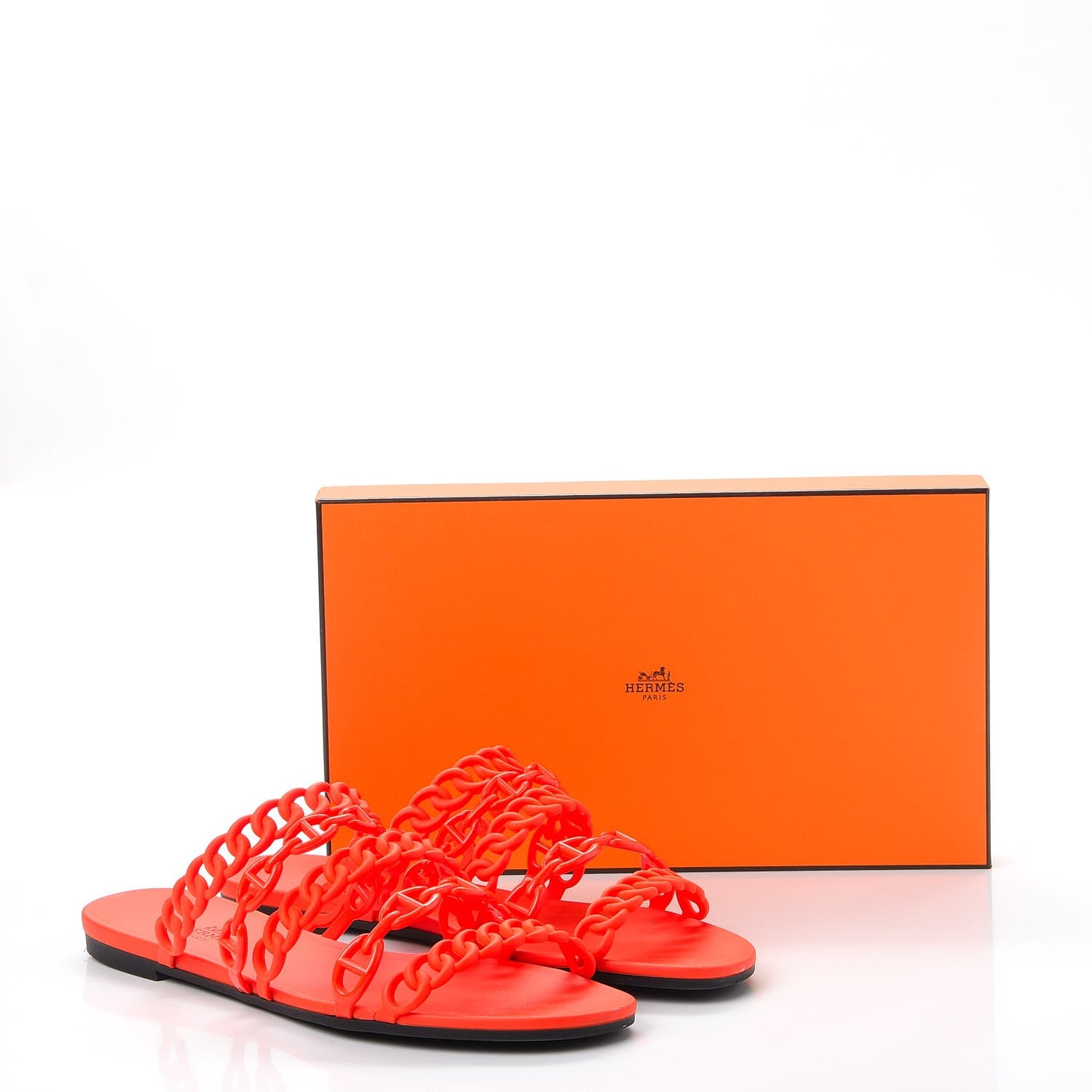 Rubber Chaine d'Ancre Nude Sandals 39 Pavot