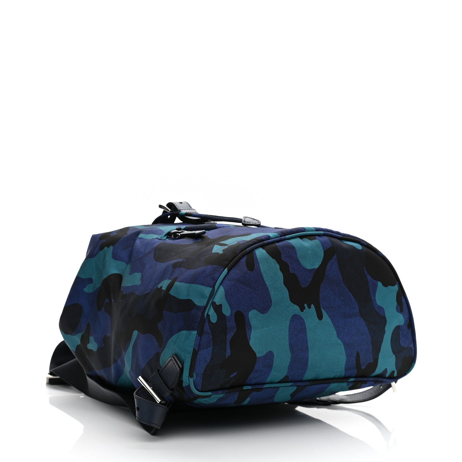 Prada Tessuto Nylon Camouflage Print Backpack Royal 4 of 13