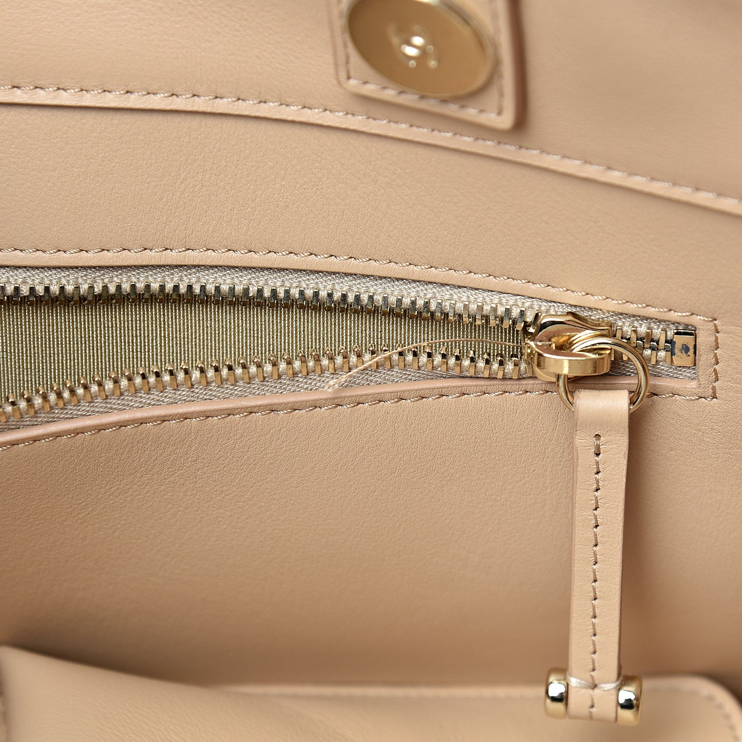 Calfskin Large Serial Shopper Tote Beige