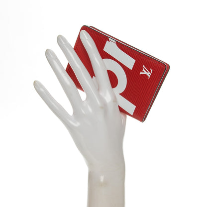 Louis Vuitton X SUPREME Epi Pocket Organizer Red 2 of 7