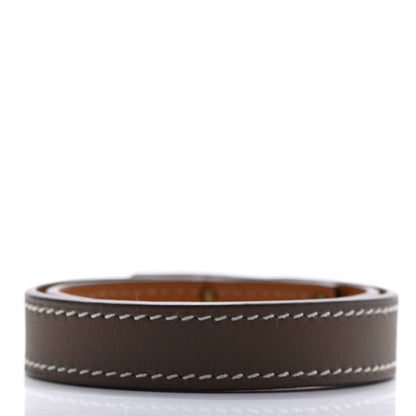 Hermes Swift Kelly Double Tour Bracelet T3 Etoupe 3 of 6