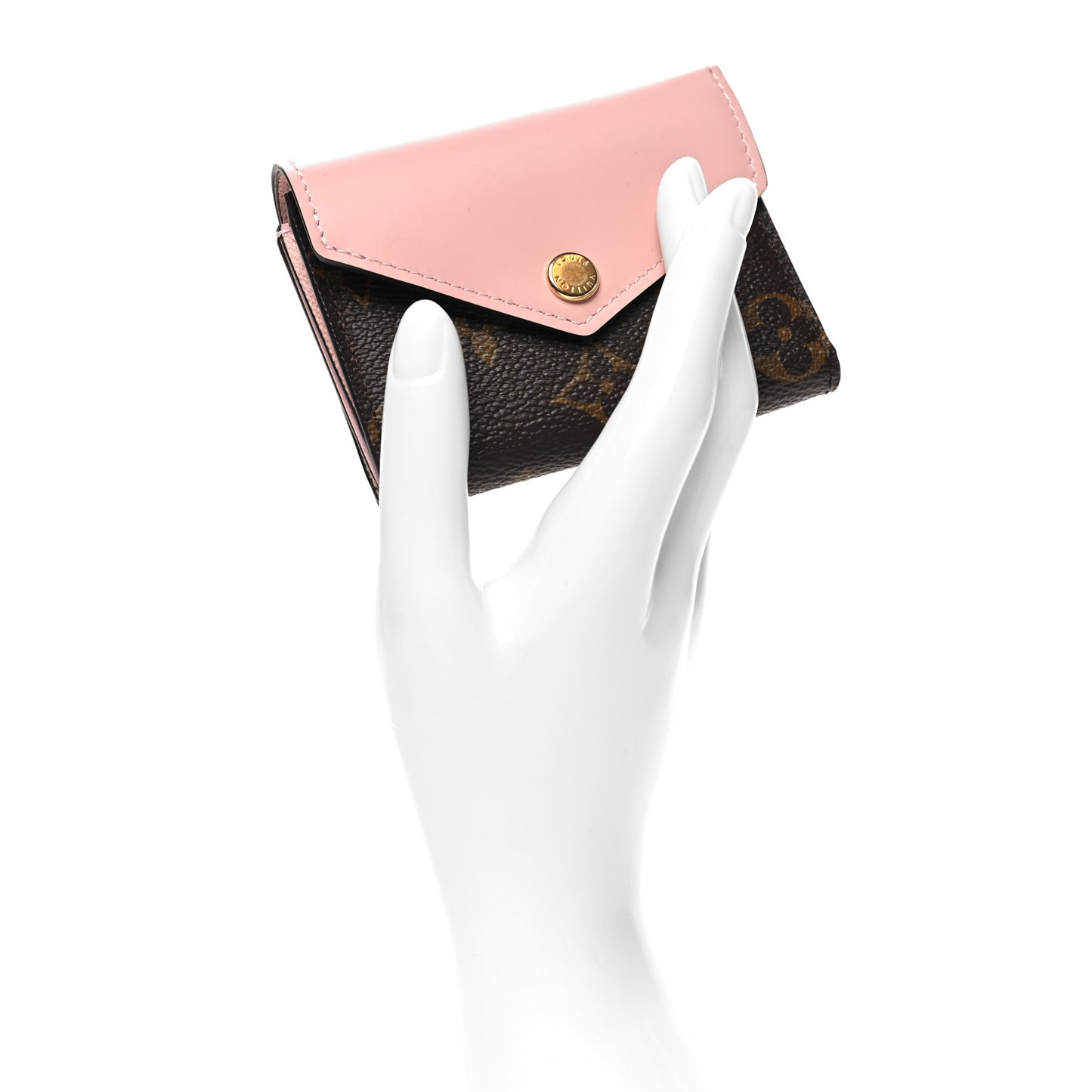 Monogram Zoe Wallet Rose Ballerine