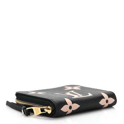 Louis Vuitton Empreinte Monogram Giant Zippy Coin Purse Black Beige 4 of 6