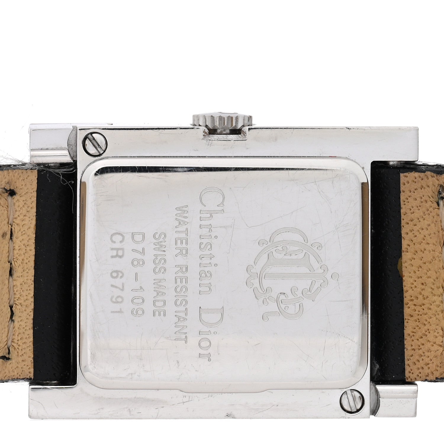 Christian Dior Stainless Steel Calfskin 20mm Malice Quartz Watch