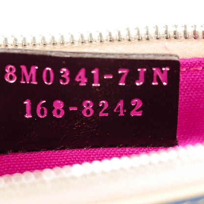 Fendi Vitello Elite Crystal Eye Monster Zip Pouch Bellini Multicolor 7 of 7