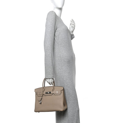 Hermes Togo Birkin 30 Gris Tourterelle 3 of 11
