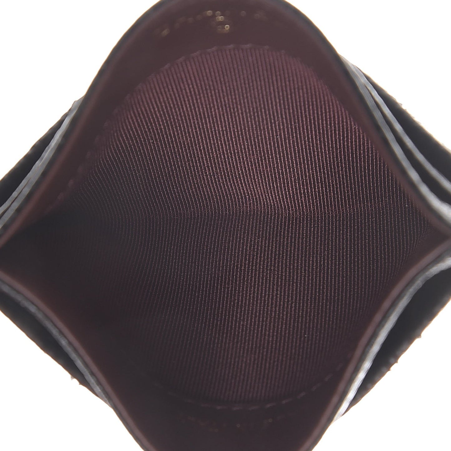 Caviar Quilted Card Holder Black
