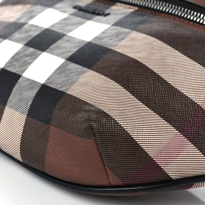 Burberry E-canvas Check Cason Bum Bag Dark Birch Brown 8 of 8