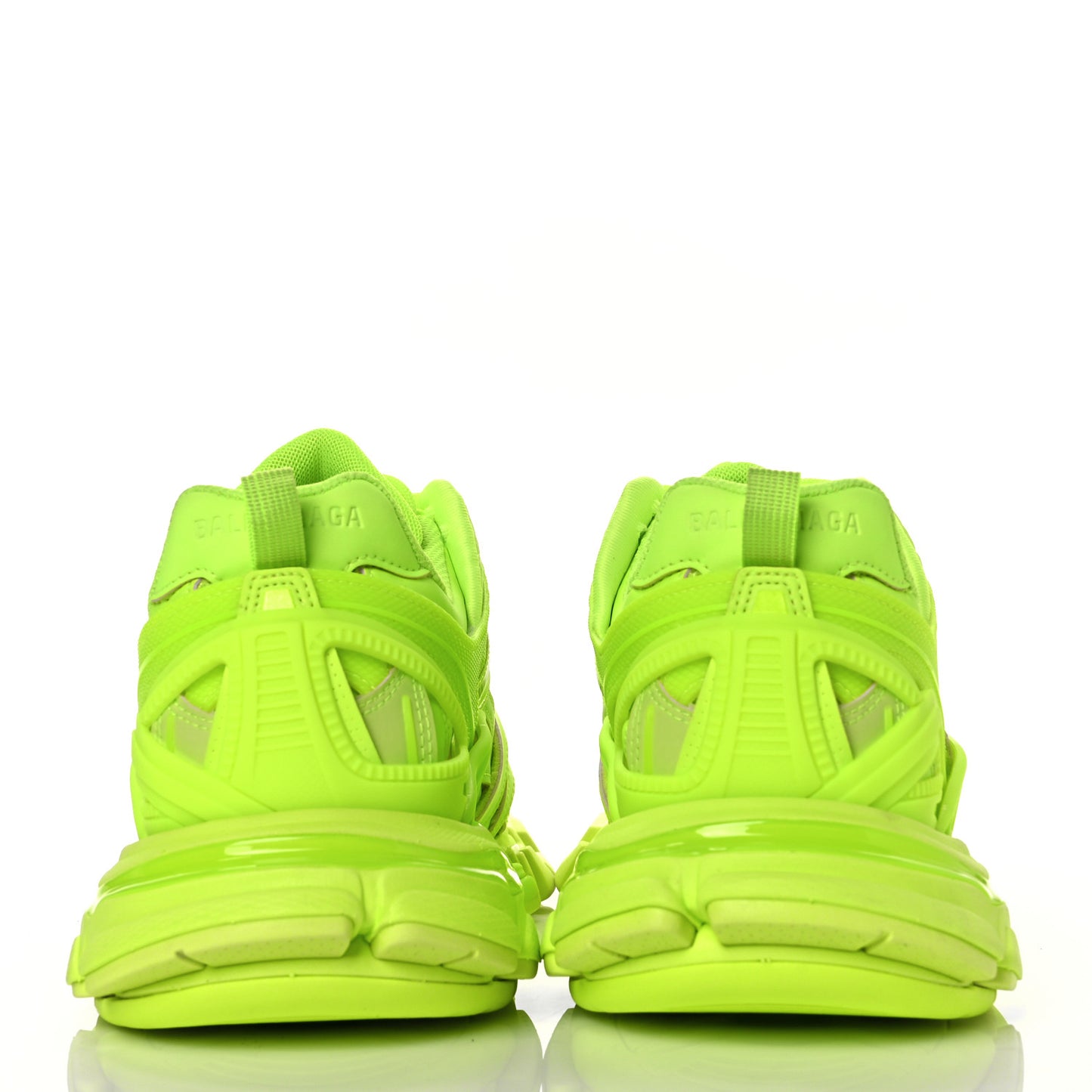 Rubber Mesh Monocolor Mens Track.2 Open Sneakers 41 Fluo Yellow