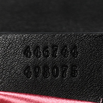 Gucci Velvet Matelasse Mini GG Marmont Shoulder Bag Black 7 of 14